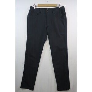 Lululemon ABC Pant Classic 5 Pocket Dark Gray Obsidian Size 33 M5ADFS Commission